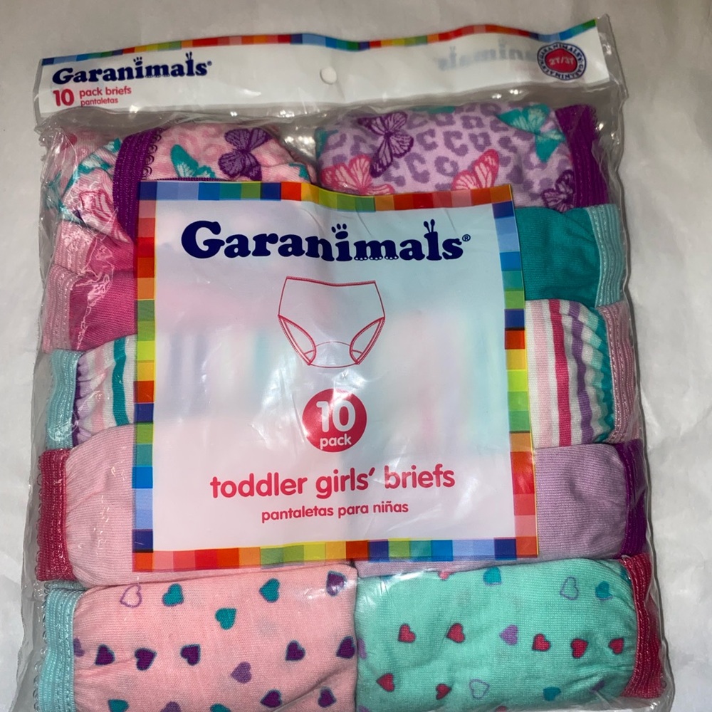 Garanimals Colorful Toddler Briefs 10-Pack